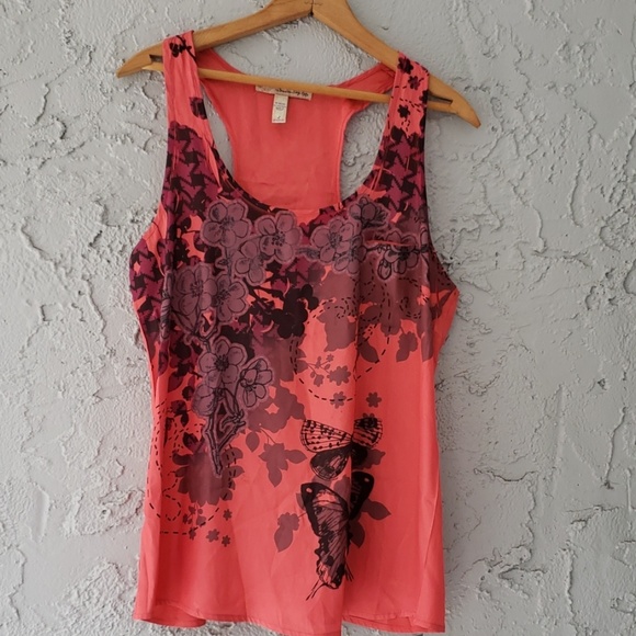 Flowery  American Rag Top - Picture 1 of 5